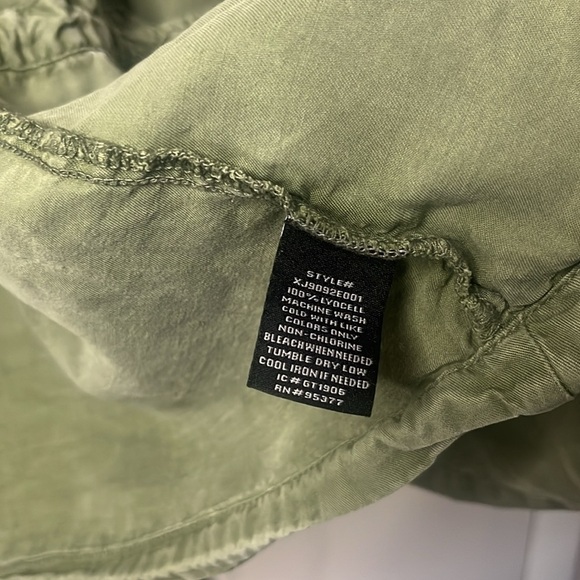 Anthropologie Sanctuary Green Utility Jacket with Roll-Tab Sleeves - Medium - Picture 5 of 6